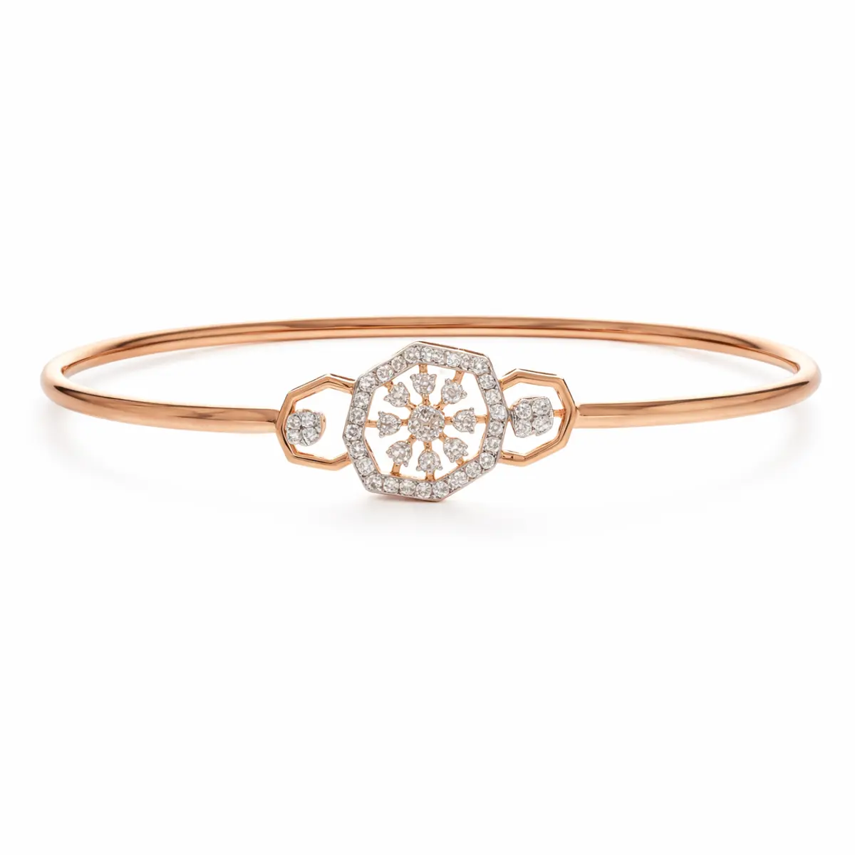 0.26 CT NATURAL DIAMOND BRACELET 18K GOLD